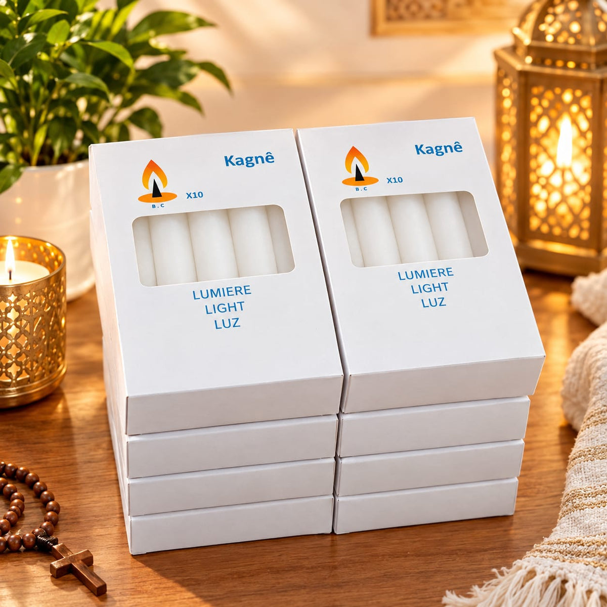 10 lots (100 bougies)