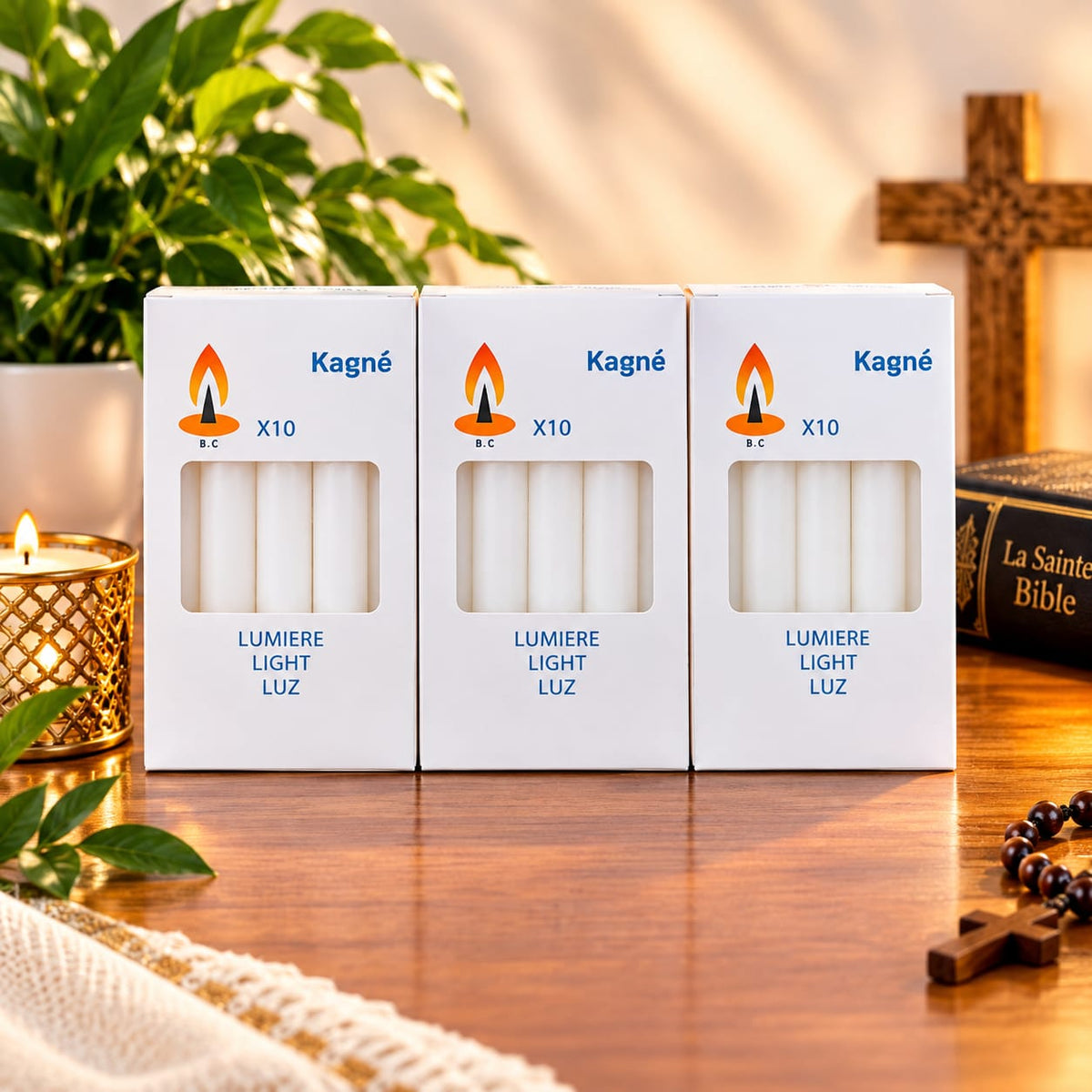 3 lots  (30 bougies)
